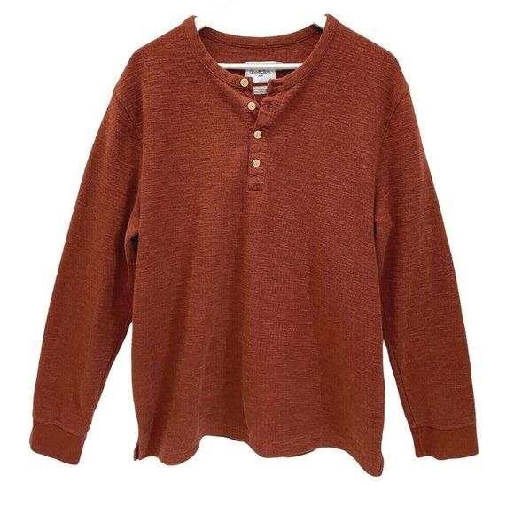 Goodfellow & Co Other - Goodfellow & Co | Men's Rust Long Sleeve Henley Pullover shirt
